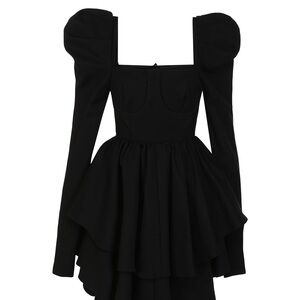 Selkie Black Boleyn Dress